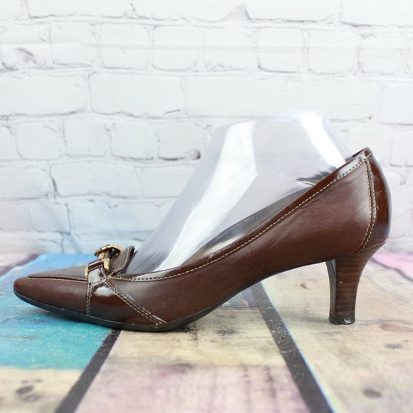 Circa Joan & David Shoes - Circa Joan & David Pointed Toe Kitten Heels Sz 7 M